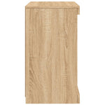 Skjenk Med Led-Lys Sonoma Eik 41X37X67 Cm