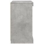Skjenk Med Led-Lys Betonggrå 41X37X67 Cm