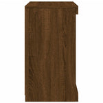 Skjenk Med Led-Lys Brun Eik 41X37X67 Cm