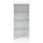 Skjenk Med Led-Lys Hvit 41X37X100 Cm
