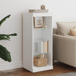 Skjenk Med Led-Lys Hvit 41X37X100 Cm
