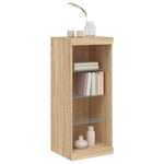 Skjenk Med Led-Lys Sonoma Eik 41X37X100 Cm