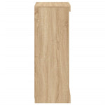 Skjenk Med Led-Lys Sonoma Eik 41X37X100 Cm