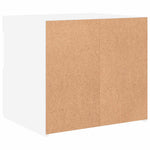 Nattbord Med Led Hvit 50X40X45 Cm