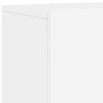 Vegghengt Tv-Benk Hvit 60X30X41 Cm