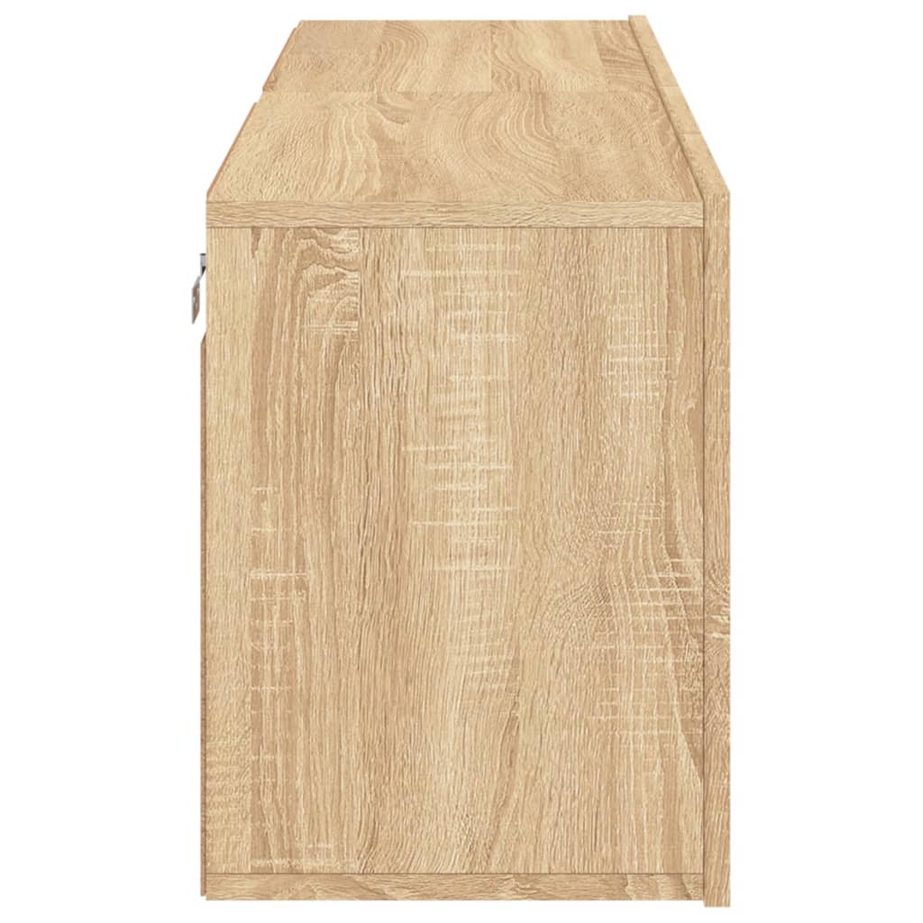 Veggmonterte Tv-Benker 2 Stk Sonoma Eik 60X30X41 Cm