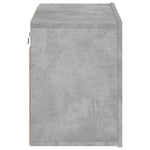 Vegghengt Tv-Benk Betonggrå 60X30X41 Cm