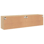 Veggmonterte Tv-Benker 2 Stk Sonoma Eik 80X30X41 Cm