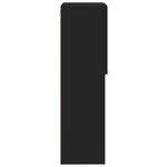 Tv-Benk Med Led-Lys Svart 40,5X30X102 Cm