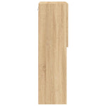 Tv-Benk Med Led-Lys Sonoma Eik 40,5X30X102 Cm