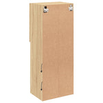Tv-Benk Med Led-Lys Sonoma Eik 40,5X30X102 Cm