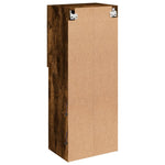 Tv-Benk Med Led-Lys Røkt Eik 40,5X30X102 Cm