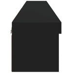 Tv-Benker Med Led-Lys 2 Stk Svart 80X30X30 Cm