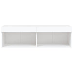 Tv-Benk Med Led Hvit 100X30X30 Cm