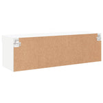 Tv-Benk Med Led Hvit 100X30X30 Cm