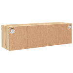Tv-Benker Med Led-Lys 2 Stk Sonoma Eik 100X30X30 Cm