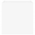 Vegghengte Tv-Benker Med Led 2 Stk Hvit 30,5X35X30 Cm