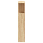 Sengegavl Med Led Sonoma Eik 100X18,5X103,5 Cm Konstruert Tre