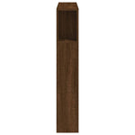 Sengegavl Med Led Brun Eik 100X18,5X103,5 Cm Konstruert Tre