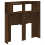 Sengegavl Med Led Brun Eik 100X18,5X103,5 Cm Konstruert Tre