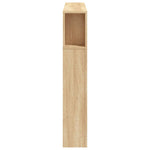 Sengegavl Sonoma Eik 120X18,5X103,5 Cm Konstruert Tre