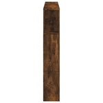 Sengegavl Med Led Røkt Eik 140X18,5X103,5 Cm Konstruert Tre