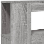 Sengegavl Med Led Grå Sonoma 140X18,5X103,5 Cm Konstruert Tre