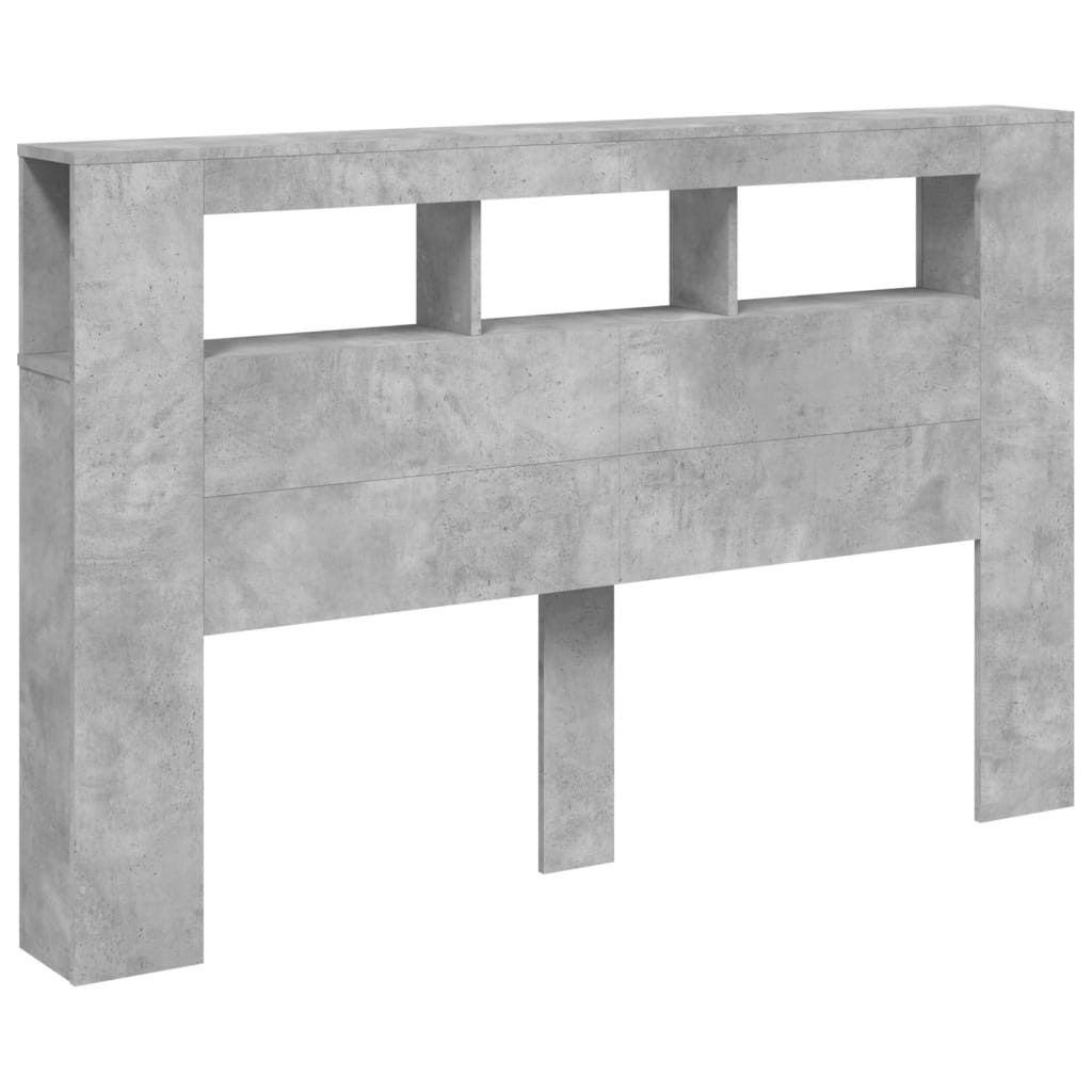 Hodegavl Betonggrå 160X18,5X103,5 Cm Konstruert Tre