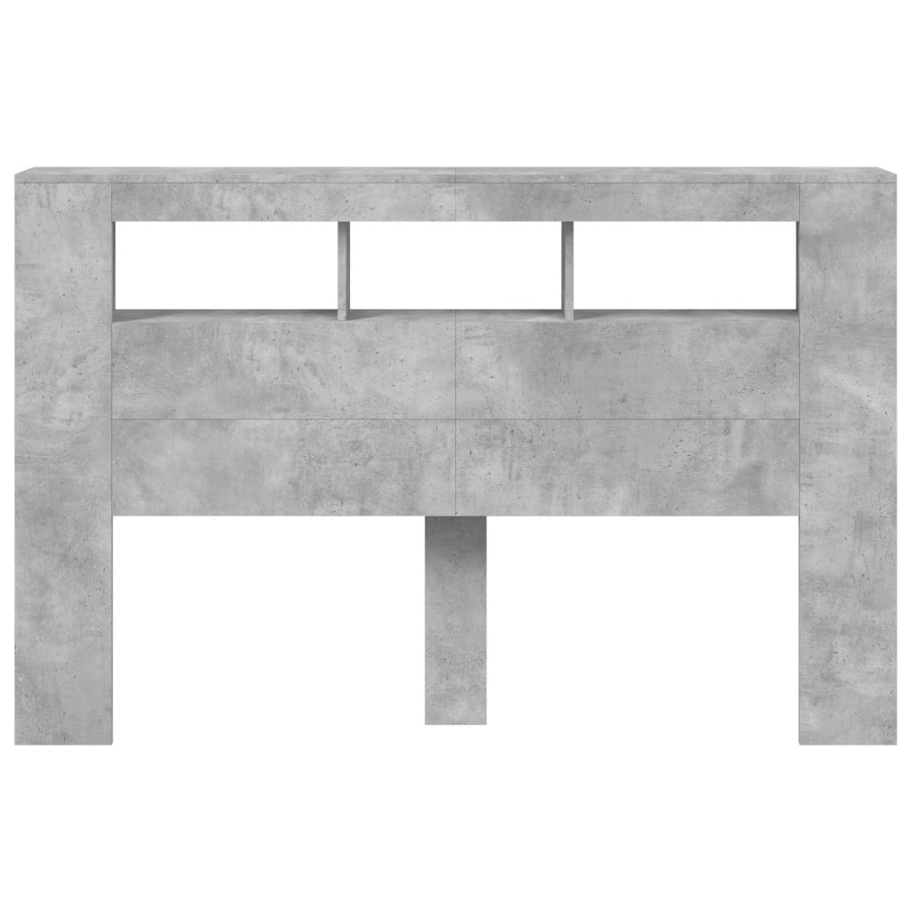 Hodegavl Betonggrå 160X18,5X103,5 Cm Konstruert Tre