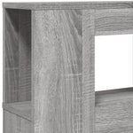Sengegavl Med Led Grå Sonoma 180X18,5X103,5 Cm Konstruert Tre