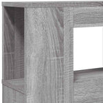 Sengegavl Med Led Grå Sonoma 200X18,5X103,5 Cm Konstruert Tre