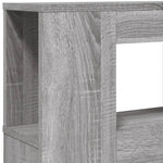 Sengegavl Med Led Grå Sonoma 220X18,5X103,5 Cm Konstruert Tre