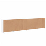 Skjenk Med Led-Lys Hvit 283X37X67 Cm