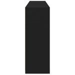 Skjenk Med Led-Lys Svart 162X37X100 Cm
