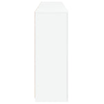 Skjenk Med Led-Lys Hvit 181,5X37X100 Cm