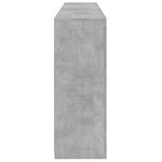 Skjenk Med Led-Lys Betonggrå 181,5X37X100 Cm