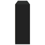 Skjenk Med Led-Lys Svart 162X37X100 Cm