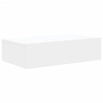 Tv-Benk Med Led-Lys Hvit 60X35X15,5 Cm