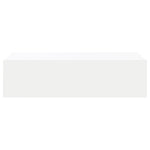 Tv-Benk Med Led-Lys Hvit 60X35X15,5 Cm