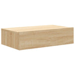 Tv-Benk Med Led-Lys Sonoma Eik 60X35X15,5 Cm