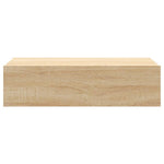 Tv-Benk Med Led-Lys Sonoma Eik 60X35X15,5 Cm