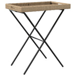 Sammenleggbart Brettbord Beige 65X40X75 Cm Polyrotting