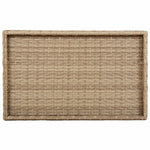 Sammenleggbart Brettbord Beige 65X40X75 Cm Polyrotting