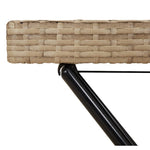 Sammenleggbart Brettbord Beige 65X40X75 Cm Polyrotting