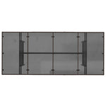 Hagebord Med Glassplate Brun 190X80X74 Cm Polyrotting