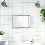 Baderomsspeil Med Led Grå Sonoma 60X8,5X38 Cm Konstruert Tre