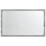 Baderomsspeil Med Led Grå Sonoma 60X8,5X38 Cm Konstruert Tre