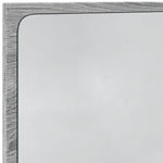 Baderomsspeil Med Led Grå Sonoma 60X8,5X38 Cm Konstruert Tre