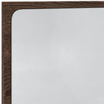 Baderomsspeil Med Led Brun Eik 60X8,5X38 Cm Konstruert Tre
