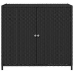 Putekasse Svart 83X45X76 Cm Polyrotting